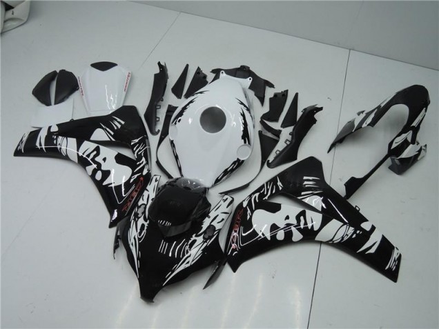 Schwarz Weiß CBR 1000 RR 08-11 Verkleidungen Schwarz Weiß CBR 1000 RR 08-11 Verkleidungen