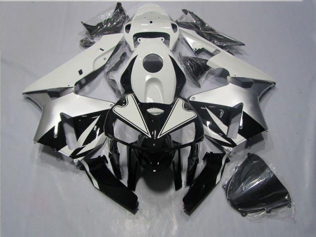 Schwarz Weiß CBR 600 RR 05-06 Verkleidungen