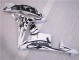 Schwarz Weiß CBR 600 RR 07-08 Verkleidung Schwarz Weiß CBR 600 RR 07-08 Verkleidung
