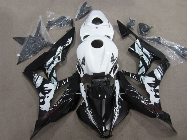 Schwarz Weiß CBR 600 RR 07-08 Verkleidungen Schwarz Weiß CBR 600 RR 07-08 Verkleidungen
