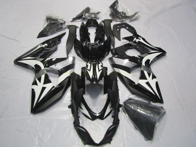 Schwarz Weiß GSXR 1000 K9 09-16 Verkleidungen