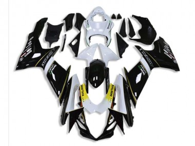 Schwarz Weiß GSXR 600 / 750 K11 11-24 Verkleidung