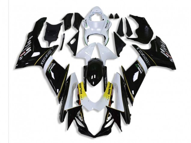 Schwarz Weiß GSXR 600 / 750 K11 11-24 Verkleidung