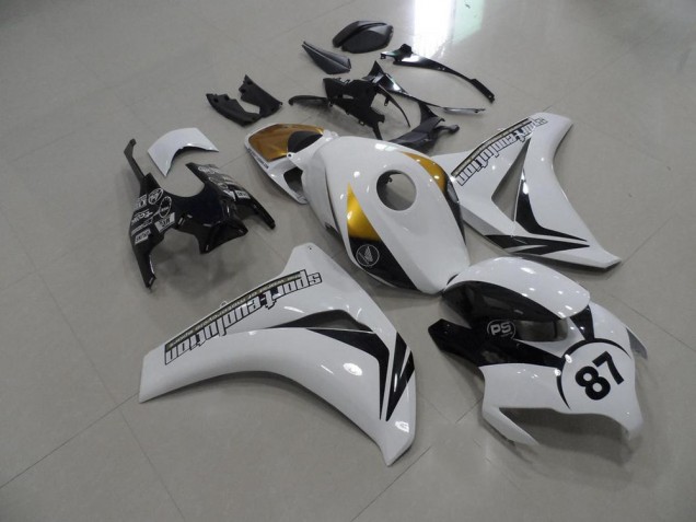 Schwarz Weiß Gold CBR 1000 RR 08-11 Verkleidungen Schwarz Weiß Gold CBR 1000 RR 08-11 Verkleidungen