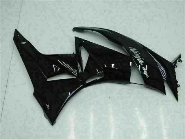 Schwarz Weiß Ninja 636 ZX6R 09-12 Verkleidungen Schwarz Weiß Ninja 636 ZX6R 09-12 Verkleidungen