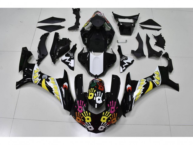 Schwarz Weiß R1 15-19 Verkleidungen Schwarz Weiß R1 15-19 Verkleidungen