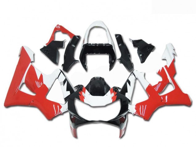 Schwarz Weiß Rot CBR 900 RR 929RR 00-01 Verkleidungen Schwarz Weiß Rot CBR 900 RR 929RR 00-01 Verkleidungen