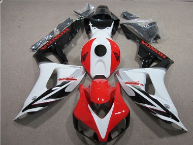 Schwarz Weiß Rot Fireblade CBR 1000 RR 06-07 Verkleidungen