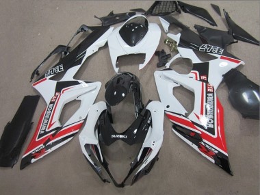 Schwarz Weiß Rot GSXR 1000 K5 05-06 Verkleidungen