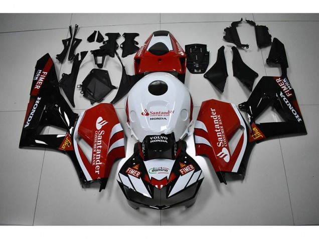 Schwarz Weiß Rot SantUnder CBR 1000 RR 12-16 Verkleidungen Schwarz Weiß Rot SantUnder CBR 1000 RR 12-16 Verkleidungen