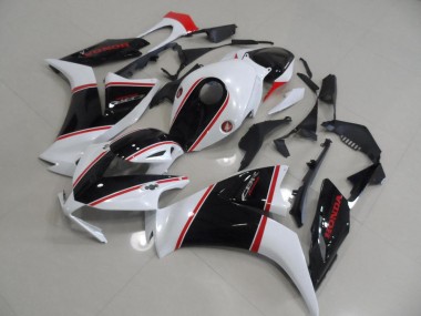 Schwarz Weiß Rot Streifen CBR 1000 RR 12-16 Verkleidungen