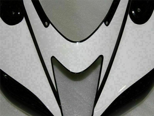 Schwarz Weiß ZX6R 07-08 Verkleidung Schwarz Weiß ZX6R 07-08 Verkleidung