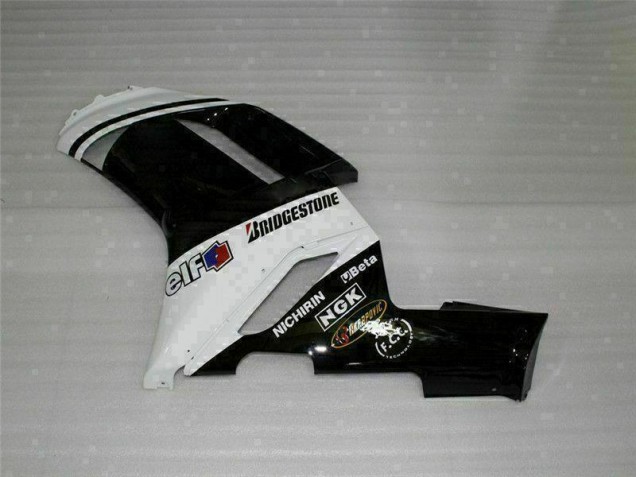 Schwarz Weiß ZX6R 07-08 Verkleidung Schwarz Weiß ZX6R 07-08 Verkleidung