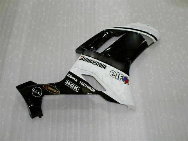 Schwarz Weiß ZX6R 07-08 Verkleidung Schwarz Weiß ZX6R 07-08 Verkleidung