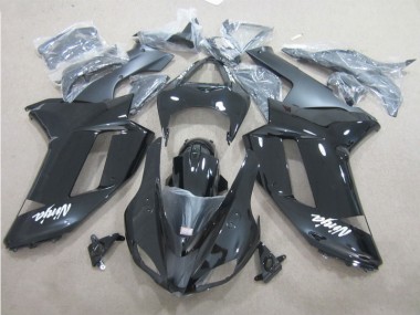 Schwarz Weiß ZX6R 07-08 Verkleidungen