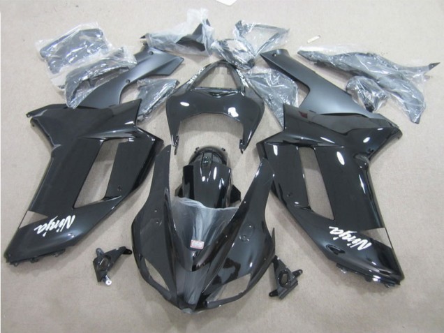 Schwarz Weiß ZX6R 07-08 Verkleidungen Schwarz Weiß ZX6R 07-08 Verkleidungen