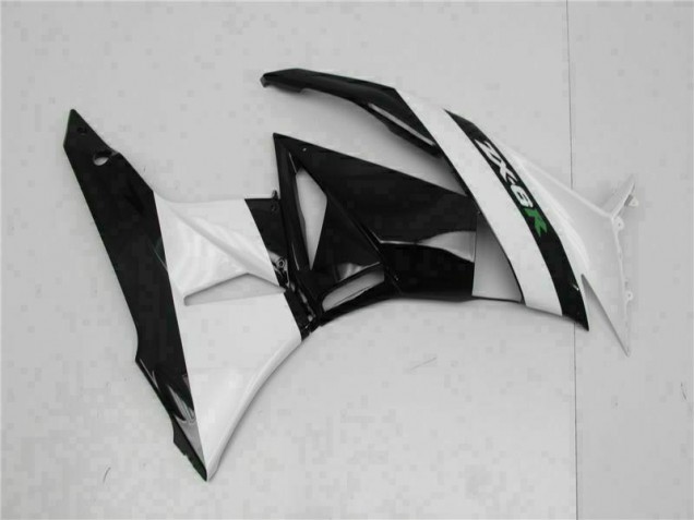 Schwarz Weiß ZX6R 09-12 Verkleidungen Schwarz Weiß ZX6R 09-12 Verkleidungen