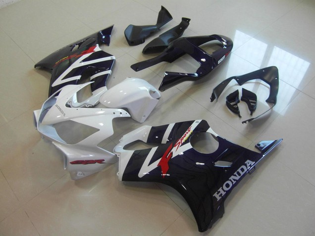 Schwarz Weißer F Sport CBR 600 F4i 01-03 Verkleidungen