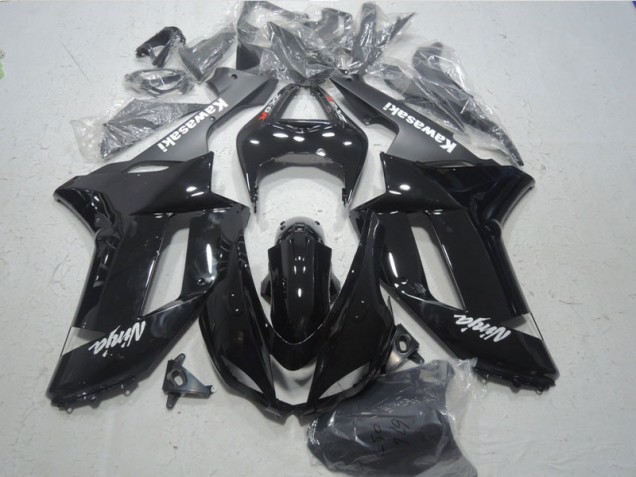 Schwarz Weißer Ninja ZX6R 07-08 Verkleidungen Schwarz Weißer Ninja ZX6R 07-08 Verkleidungen