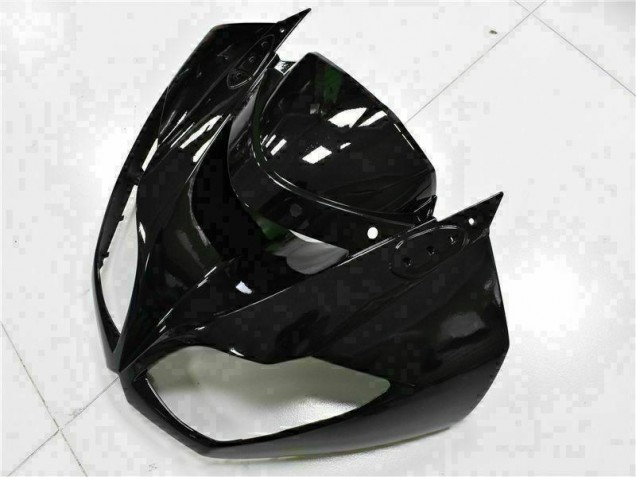 Schwarz Weißer Ninja ZX6R 09-12 Verkleidungen