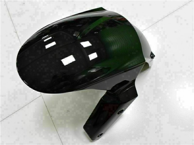 Schwarz Weißer Ninja ZX6R 09-12 Verkleidungen