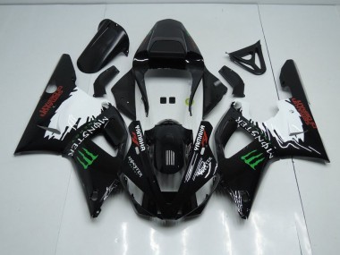Schwarz Weißes Monster R1 00-01 Verkleidungen
