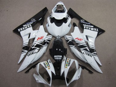 Schwarz Weißes Motul R6 06-07 Verkleidungen