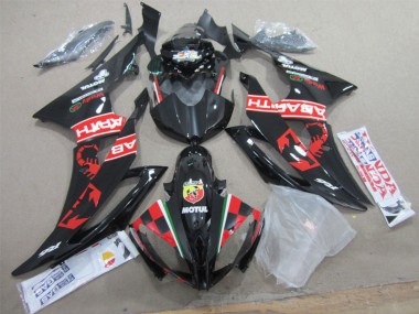 Schwarz Weißes Motul R6 08-16 Verkleidungen