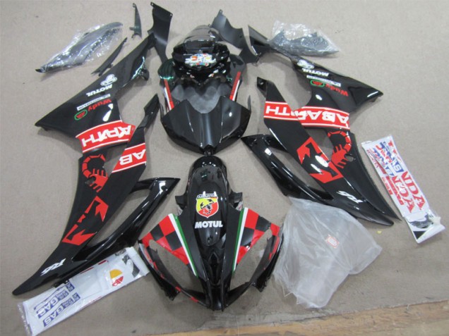 Schwarz Weißes Motul R6 08-16 Verkleidungen