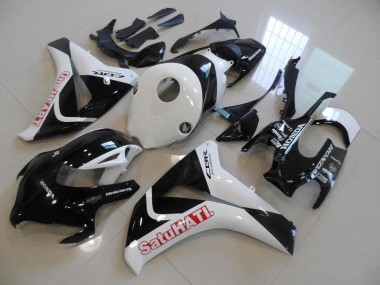 Schwarz Weißes Satuhati CBR 1000 RR 08-11 Verkleidungen