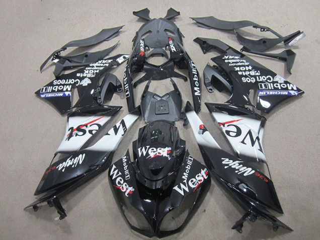 Schwarz West ZX6R 09-12 Verkleidungen