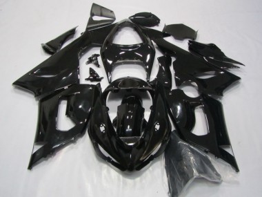 Schwarz ZX6R 05-06 Verkleidungen