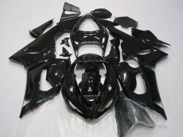 Schwarz ZX6R 05-06 Verkleidungen Schwarz ZX6R 05-06 Verkleidungen