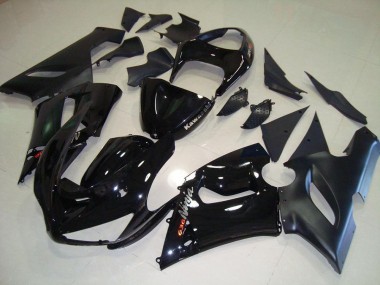 Schwarz ZX6R 05-06 Vollverkleidung