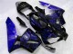 Schwarz mit Blaur Flamme CBR 600 RR 03-04 Verkleidungen