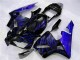 Schwarz mit Blaur Flamme CBR 600 RR 03-04 Verkleidungen