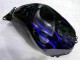 Schwarz mit Blaur Flamme CBR 600 RR 03-04 Verkleidungen