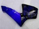 Schwarz mit Blaur Flamme CBR 600 RR 03-04 Verkleidungen
