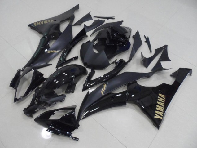 Schwarz mit goldenem Aufkleber R6 08-16 Verkleidungen Schwarz mit goldenem Aufkleber R6 08-16 Verkleidungen