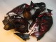 Schwarz rote Flamme GSXR 1300 Hayabusa 96-07 Verkleidung Schwarz rote Flamme GSXR 1300 Hayabusa 96-07 Verkleidung