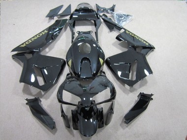 Schwarz und Gold Aufkleber CBR 600 RR 05-06 Verkleidungen