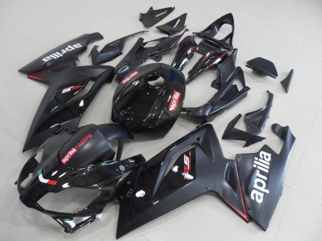 Schwarz und Matt Schwarz RS 125 06-11 Verkleidungen Schwarz und Matt Schwarz RS 125 06-11 Verkleidungen