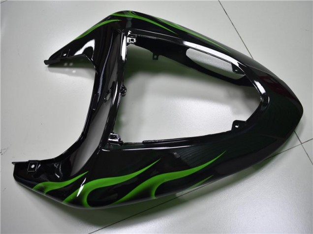 Schwarze Grüne Flamme ZX10R 06-07 Verkleidungen Schwarze Grüne Flamme ZX10R 06-07 Verkleidungen