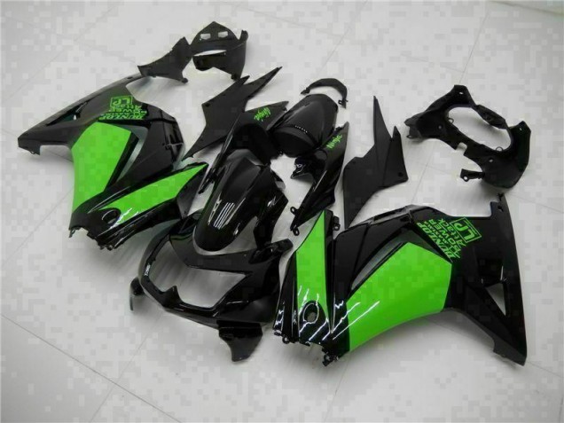 Schwarzer Grün Ninja EX250 08-12 Verkleidungen