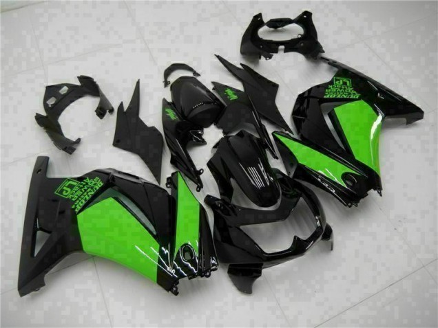 Schwarzer Grün Ninja EX250 08-12 Verkleidungen