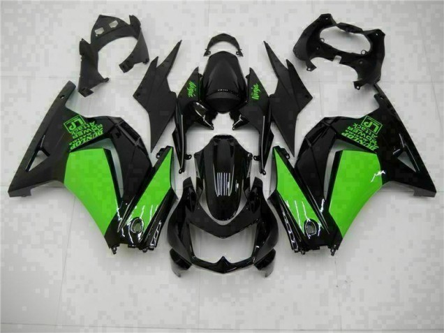 Schwarzer Grün Ninja EX250 08-12 Verkleidungen