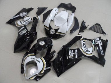 Schwarzer Lucky Strike GSXR 1000 K7 07-08 Verkleidungen
