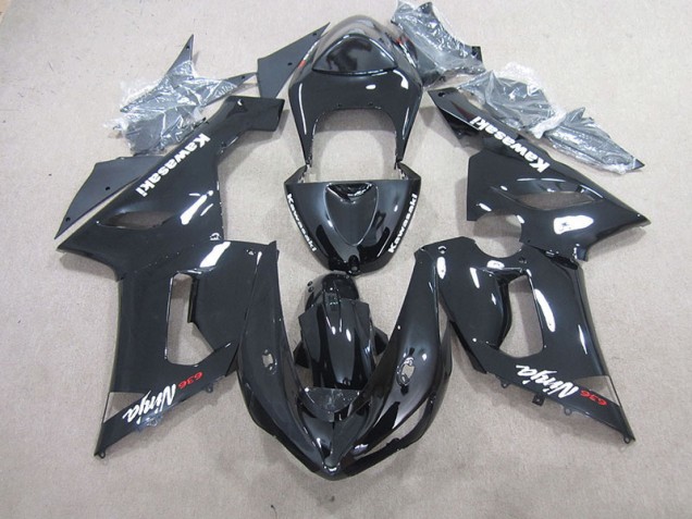 Schwarzer Ninja 636 ZX6R 05-06 Verkleidung Schwarzer Ninja 636 ZX6R 05-06 Verkleidung