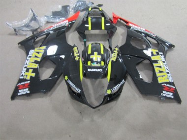Schwarzer Rizla GSXR 1000 K3 03-04 Verkleidungen