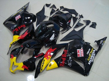 Schwarzer Rot Bull CBR 600 RR 09-12 Verkleidungen